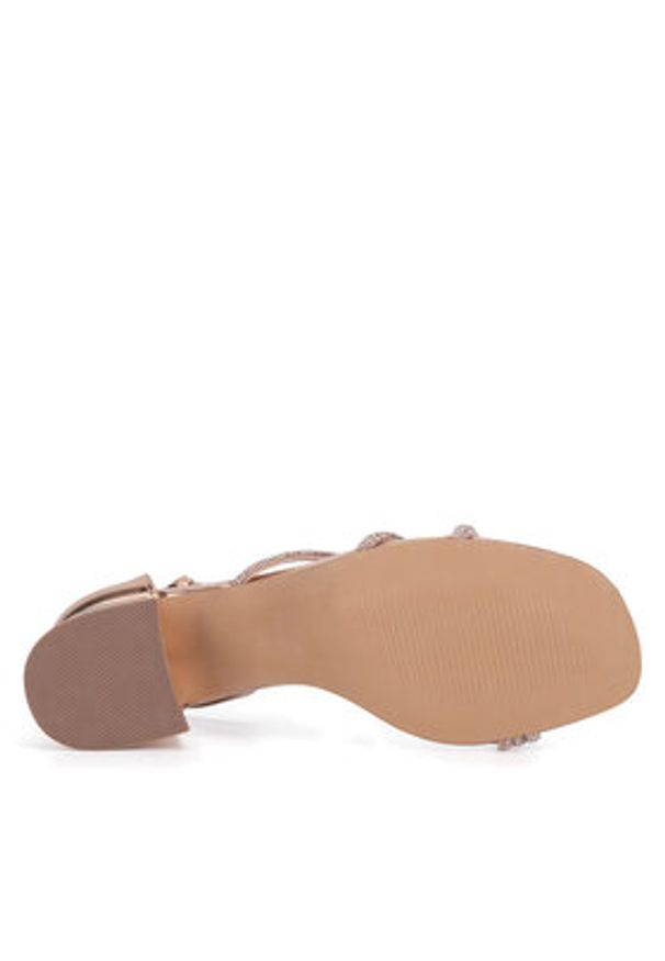 Jenny Fairy Sandały LS5664-13 Złoty. Kolor: złoty. Materiał: materiał