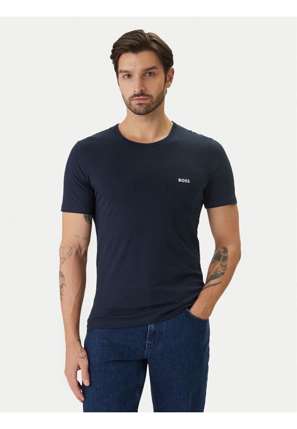 BOSS Komplet t-shirtów 50532470 Kolorowy Regular Fit. Materiał: bawełna. Wzór: kolorowy