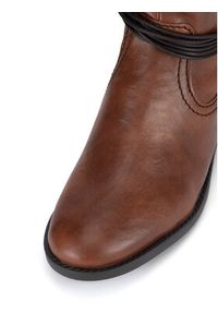 Rieker Botki 73691-25 Brązowy. Kolor: brązowy. Materiał: skóra #4