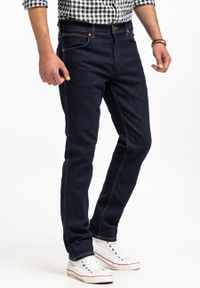 Wrangler - WRANGLER GREENSBORO MĘSKIE SPODNIE JEANSOWE JEANSY DŻINSY RINSE BLUE W15QSQX36 112142833 #4
