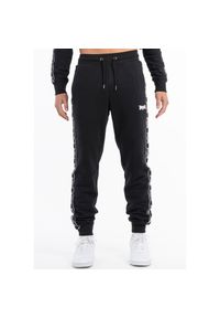 Spodnie do biegania Lonsdale Tenston. Kolor: czarny, biały, wielokolorowy. Materiał: dresówka #1