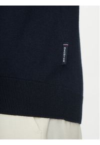 Hechter Paris Sweter 65016 151801 Granatowy Regular Fit. Kolor: niebieski. Materiał: bawełna #5