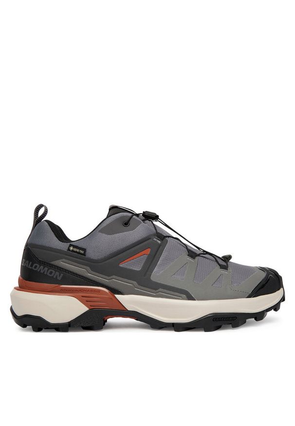 salomon - Trekkingi Salomon. Kolor: niebieski. Technologia: Gore-Tex. Sport: turystyka piesza