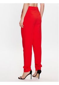 Bruuns Bazaar Spodnie materiałowe Cindysus BBW2595 Czerwony Slim Fit. Kolor: czerwony. Materiał: syntetyk, wiskoza