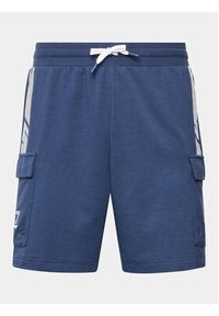 EA7 Emporio Armani Szorty sportowe 3RPS55 PJLIZ 1554 Granatowy Regular Fit. Kolor: niebieski. Materiał: bawełna, syntetyk. Styl: sportowy