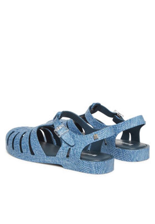 melissa - Melissa Sandały Melissa Possession Print Denim Ad M 36133 Niebieski. Kolor: niebieski. Materiał: denim. Wzór: nadruk
