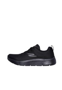 skechers - Buty do chodzenia męskie Skechers Go Walk Flex Vespid. Kolor: czarny. Materiał: syntetyk, materiał. Szerokość cholewki: normalna. Sport: turystyka piesza