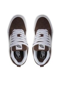 Vans Tenisówki Knu Skool VN0009QCNWH1 Brązowy. Kolor: brązowy. Materiał: materiał