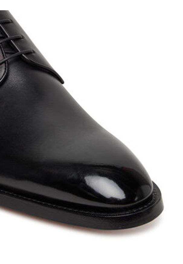 BOSS Półbuty Rill 50534034 Czarny. Kolor: czarny. Materiał: skóra