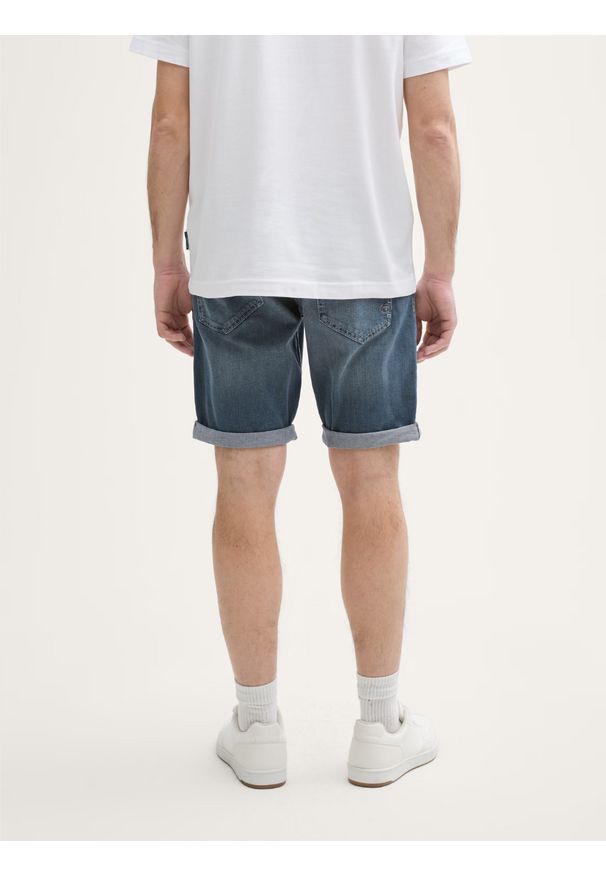 Męskie Krótkie Spodenki Tom Tailor TTJosh Regular Slim Jeans Short 1044973. Okazja: na co dzień, na spacer. Materiał: jeans. Długość: krótkie. Sezon: lato. Styl: klasyczny, wakacyjny, casual, elegancki
