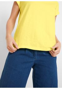 bonprix - Koszulka boxy. Kolor: żółty. Długość rękawa: krótki rękaw. Długość: krótkie #3