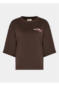 outhorn - Outhorn T-Shirt OTHAW23TTSHF0927 Brązowy Regular Fit. Kolor: brązowy. Materiał: bawełna