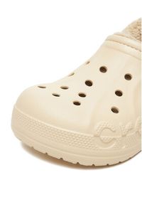 Crocs Klapki C-BAYA LINED FUZZ STRAP CLOG 206633-11S Beżowy. Kolor: beżowy #5