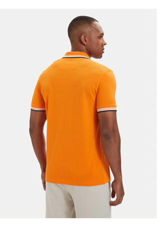 BOSS Polo Paddy 50469055 Pomarańczowy ciemny Regular Fit. Typ kołnierza: polo. Kolor: pomarańczowy. Materiał: bawełna