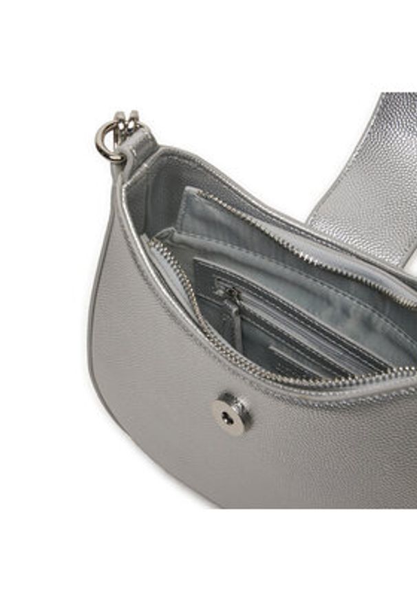 VALENTINO - Valentino Torebka Divina VBS1R417G Srebrny. Kolor: srebrny. Materiał: skórzane