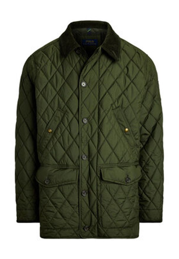 Polo Ralph Lauren Kurtka przejściowa 710938510002 Zielony Regular Fit. Typ kołnierza: polo. Kolor: zielony. Materiał: syntetyk
