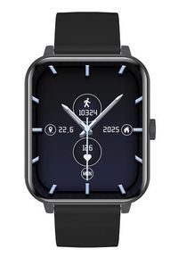 MYPHONE - myPhone Watch Classic 2 czarny. Rodzaj zegarka: smartwatch. Kolor: czarny. Materiał: koronka. Styl: sportowy, casual, elegancki, klasyczny #5