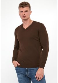 Karl Lagerfeld - Sweter męski wełniany KARL LAGERFELD. Materiał: wełna #1