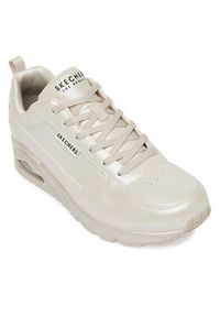 skechers - Skechers Sneakersy Uno - Galactic Gal 177104/OFWT Biały. Kolor: biały. Materiał: skóra