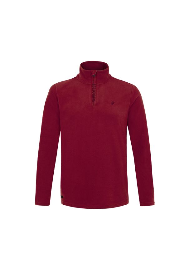 1/4 zip fleece Protest Reperfecto. Kolor: czerwony. Materiał: polar. Sezon: zima