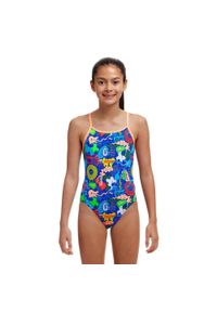 FUNKITA - Strój kąpielowy dziewczęcy Funkita Blues Baby Diamond Back. Kolor: niebieski, wielokolorowy. Materiał: poliester #1