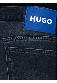 Hugo - HUGO Jeansy Ash 50541568 Granatowy Slim Fit. Kolor: niebieski