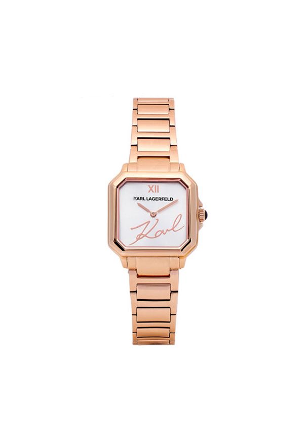 Karl Lagerfeld - KARL LAGERFELD Zegarek R0553102509 Różowe złoto. Kolor: różowy, złoty, wielokolorowy