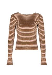 Pinko Sweter "Scorfano 1" | 1V10PE Y89A | Scorfano 1 | Kobieta | Beżowy. Okazja: na co dzień. Kolor: beżowy. Materiał: poliester, wiskoza, poliamid. Styl: casual #4