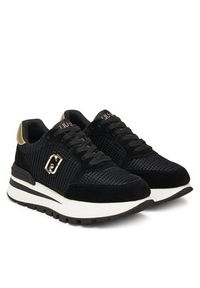 Liu Jo Sneakersy Amazing 25 BF5049 PX027 Czarny. Kolor: czarny. Materiał: zamsz, skóra #5