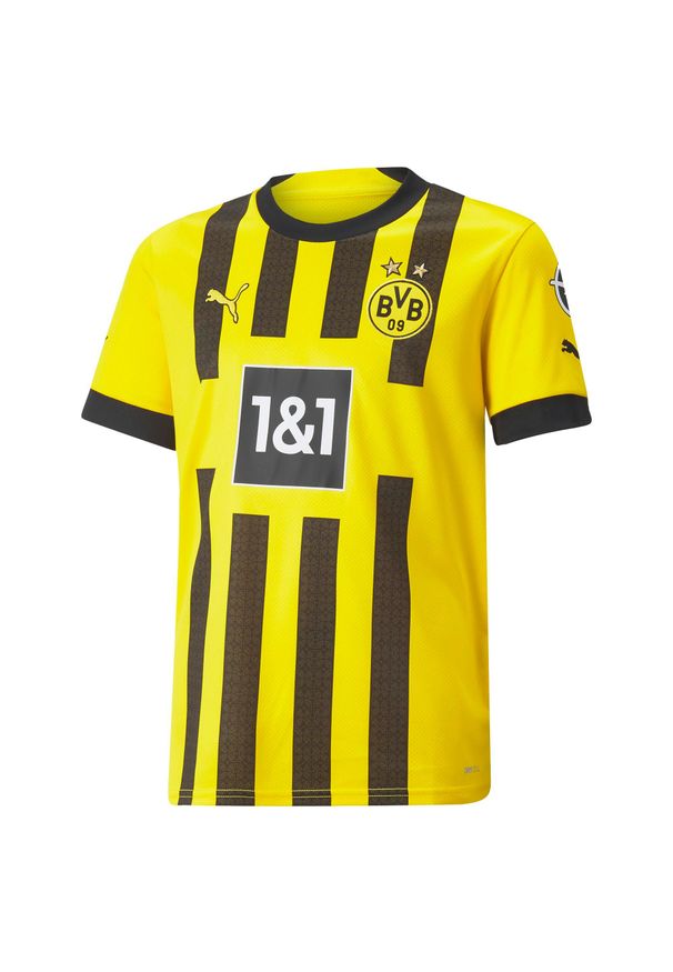 Koszulka dla dzieci Puma Dortmund Home 22/23. Kolor: wielokolorowy, czarny, żółty