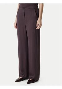 Marella Spodnie materiałowe Robinia2 2615131281 Brązowy Straight Fit. Kolor: brązowy. Materiał: acetat #1