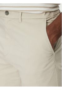 Calvin Klein Szorty materiałowe Modern Twill Reg. Straight Short K10K114068 Beżowy Regular Fit. Kolor: beżowy. Materiał: bawełna #4