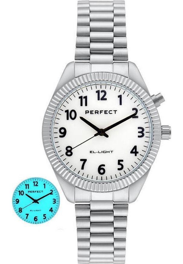 Zegarek Perfect EL003S-01 damski klasyczny podświetlany .. Styl: klasyczny