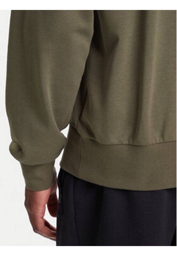 Adidas - adidas Bluza Essentials Big Logo JE8892 Khaki Regular Fit. Kolor: brązowy. Materiał: bawełna, syntetyk