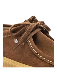 Brązowe Półbuty Hee Wsuwane Obuwie Damskie. Zapięcie: bez zapięcia. Kolor: brązowy. Materiał: welur, jeans, guma. Szerokość cholewki: normalna. Styl: boho, klasyczny, elegancki #6