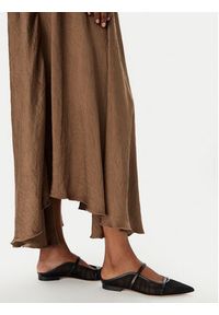 Marella Sukienka letnia Alcool 2613221015 Beżowy Regular Fit. Kolor: beżowy. Materiał: satyna. Sezon: lato #2