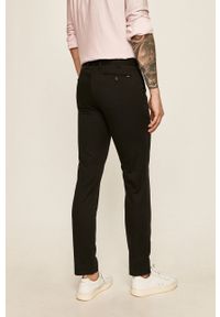 Polo Ralph Lauren - Spodnie. Kolor: czarny. Materiał: tkanina, bawełna, elastan. Wzór: gładki #3