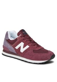 New Balance Sneakersy U574ABO Bordowy. Kolor: czerwony. Materiał: materiał. Model: New Balance 574 #4