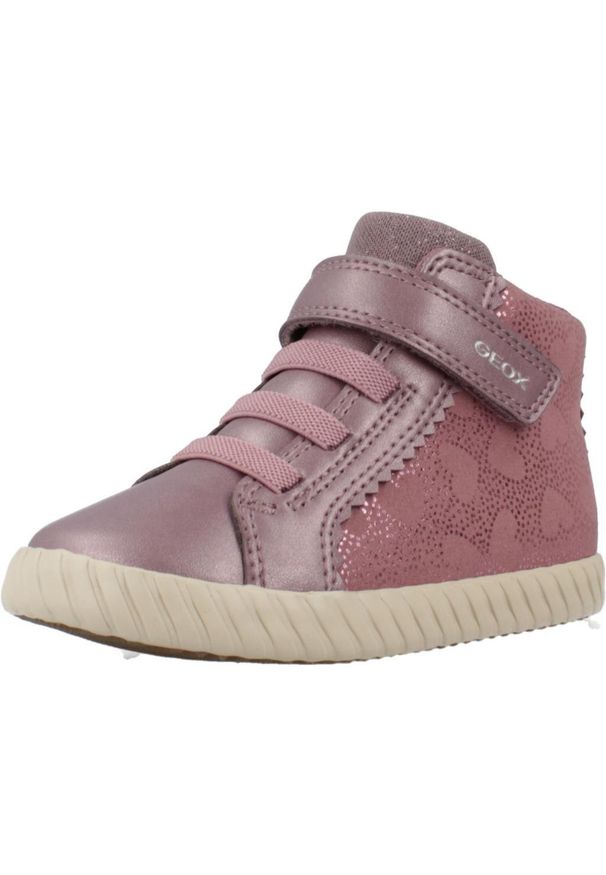 Geox - Buty GEOX B MIRROLESS Rose. Kolor: różowy. Materiał: syntetyk, tkanina. Sport: turystyka piesza