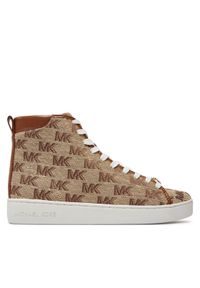 MICHAEL Michael Kors Sneakersy Edie High Top 43S3NVFE1Y Beżowy. Kolor: beżowy. Materiał: materiał