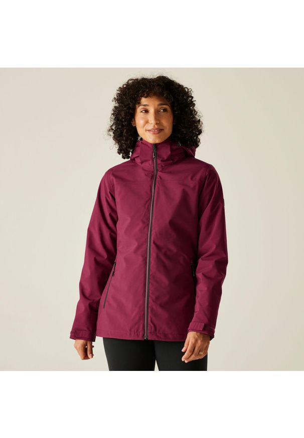 Regatta - Kurtka zimowa damska 3 w 1 Coriver. Kolor: różowy. Materiał: puch, materiał. Sezon: zima. Sport: turystyka piesza
