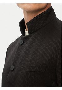 Karl Lagerfeld - KARL LAGERFELD Marynarka Glory 155220 563115 Czarny Regular Fit. Typ kołnierza: dekolt w karo. Kolor: czarny. Materiał: syntetyk #4