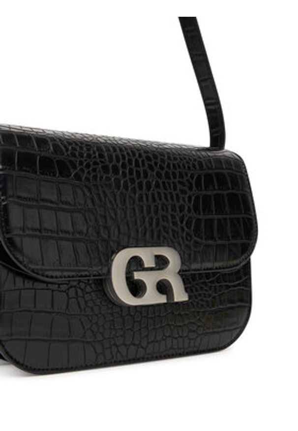 Gino Rossi Torebka CEO-LINA-KQ44-CROCCO Czarny. Kolor: czarny