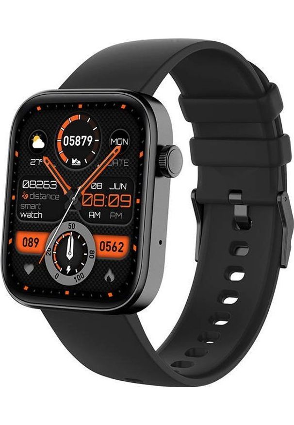 Smartwatch Colmi P71 Czarny (P71 BLACK). Rodzaj zegarka: smartwatch. Kolor: czarny