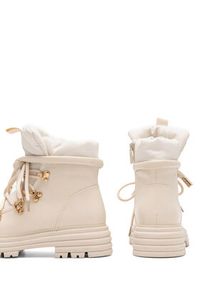 DeeZee Trzewiki LEDA WS6126-09 Beżowy. Kolor: beżowy. Materiał: materiał #2