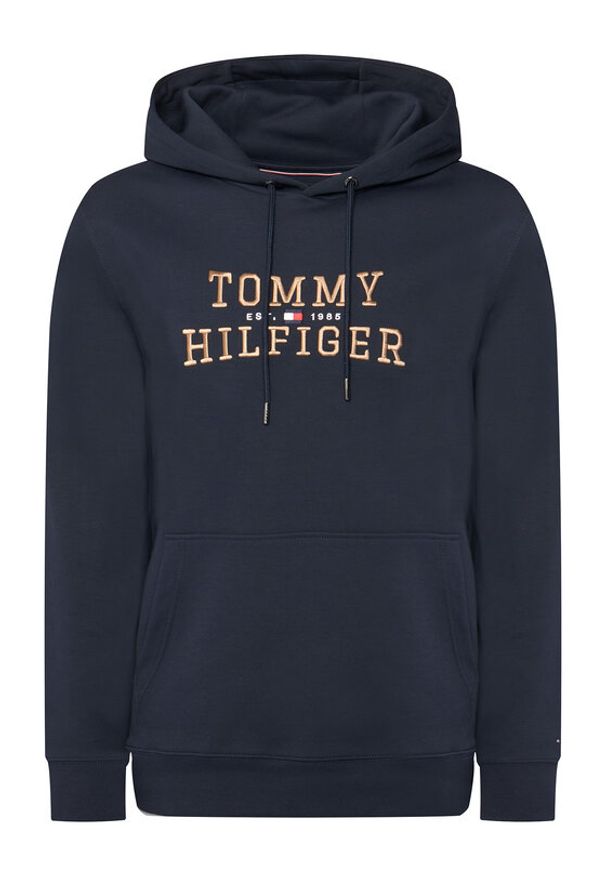 TOMMY HILFIGER - Tommy Hilfiger Bluza Icon Intechno MW0MW42528 Granatowy Regular Fit. Kolor: niebieski. Materiał: bawełna