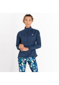 DARE 2B - Kurtka turystyczna damska Resilent II Dare 2B. Kolor: niebieski. Materiał: elastan, softshell. Sport: turystyka piesza