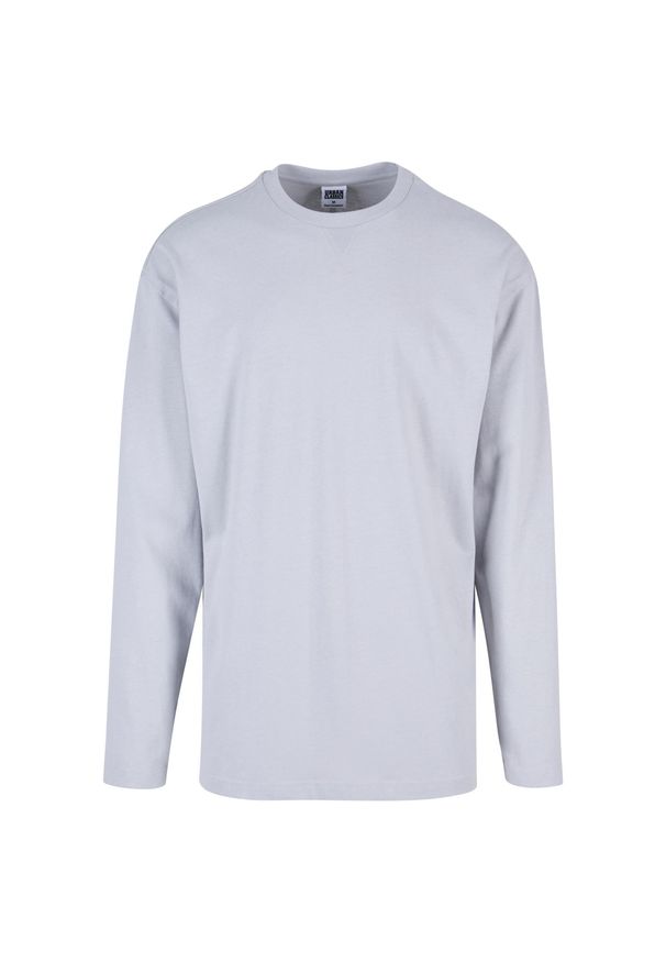 Oversizowa koszulka z długim rękawem Urban Classics Open Edge. Kolor: szary. Materiał: bawełna. Długość rękawa: długi rękaw. Długość: długie