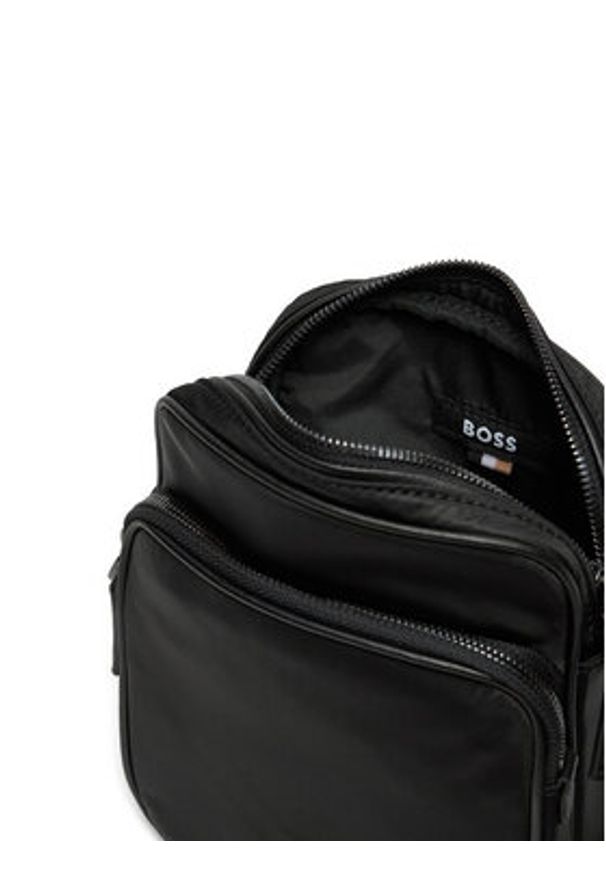 BOSS - Boss Saszetka 50523462 Czarny. Kolor: czarny. Materiał: materiał