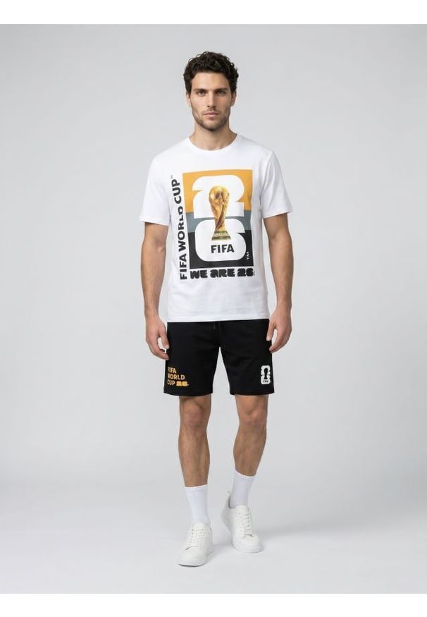 Sinsay - Bawełniana piżama dwuczęściowa z nadrukiem FIFA World Cup - wielobarwny. Materiał: bawełna. Wzór: nadruk